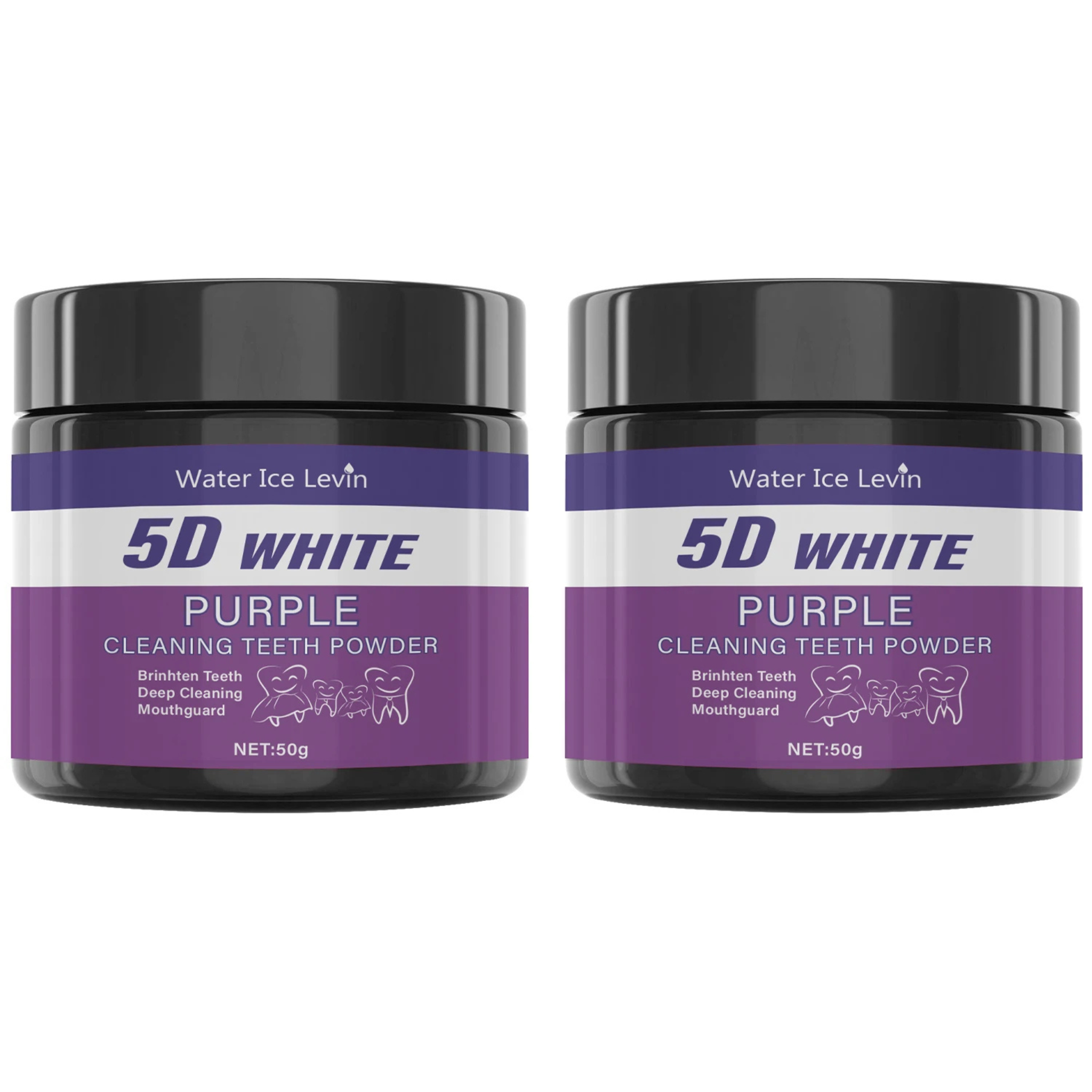 Purple Teeth Whitening Powder