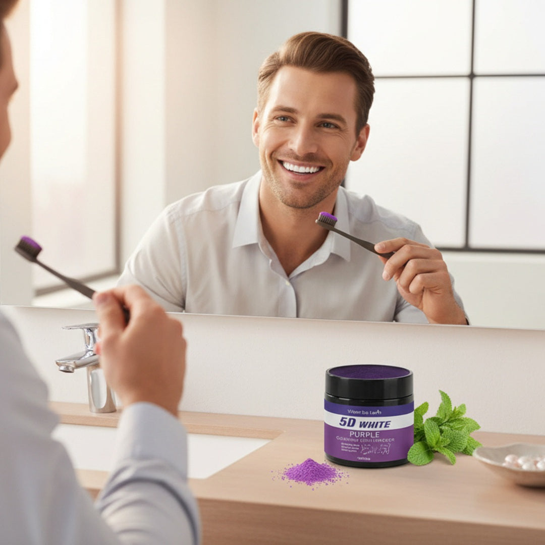 Purple Teeth Whitening Powder