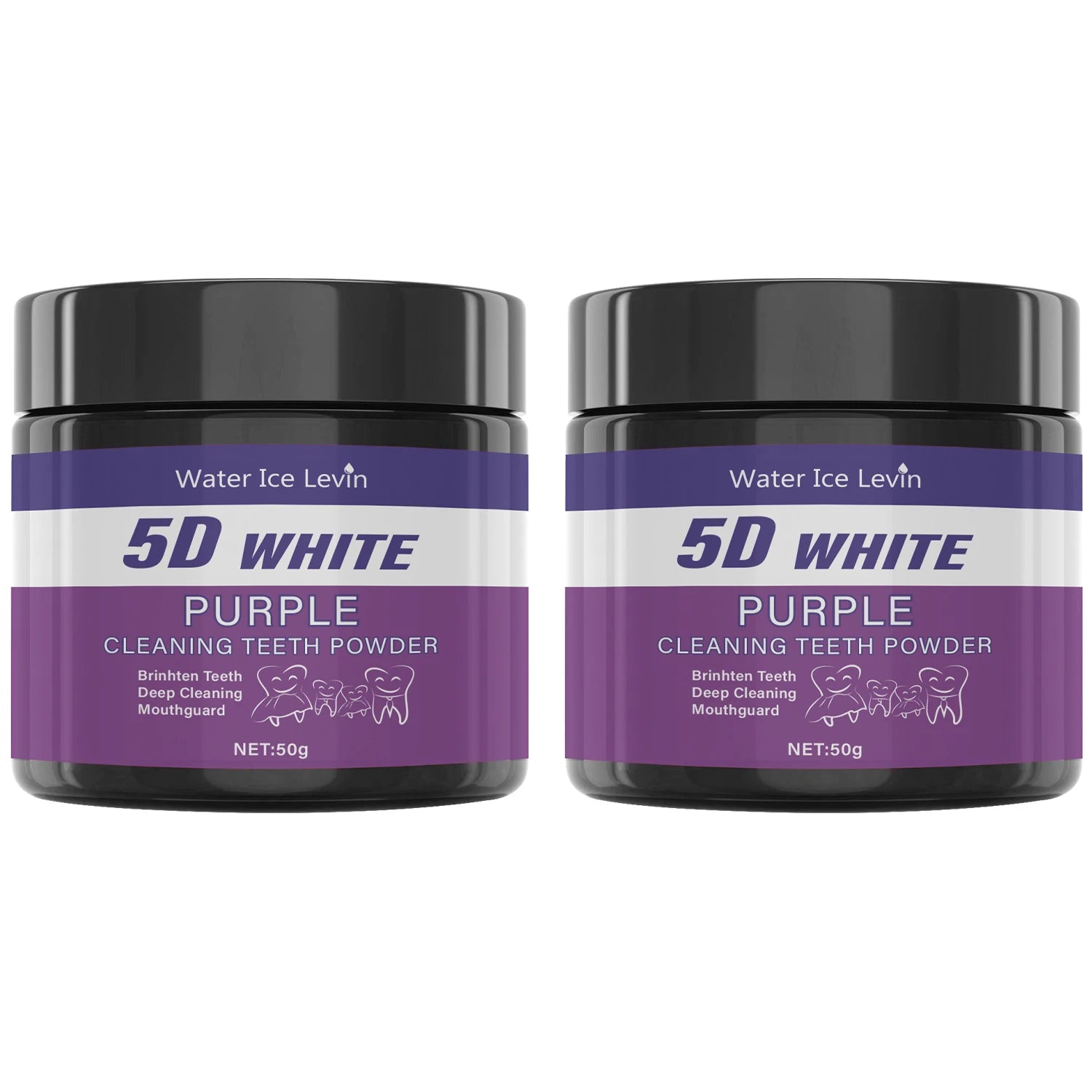 Purple Teeth Whitening Powder