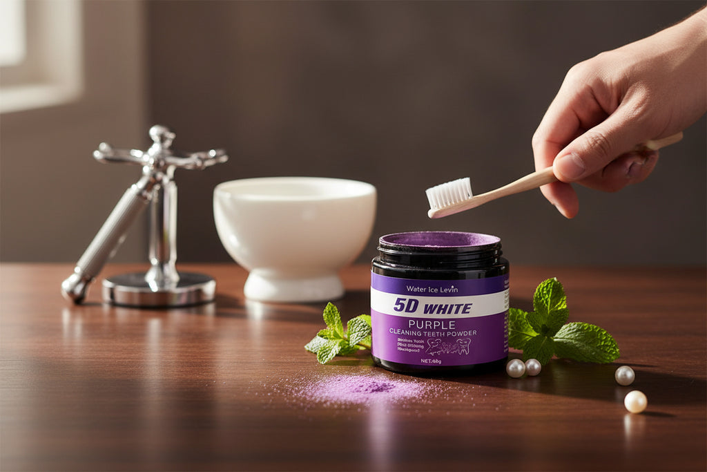 Purple Teeth Whitening Powder