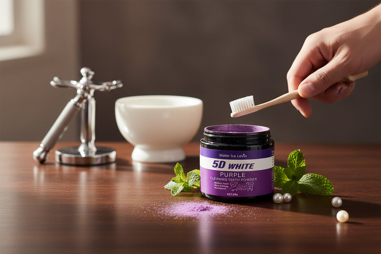 Purple Teeth Whitening Powder